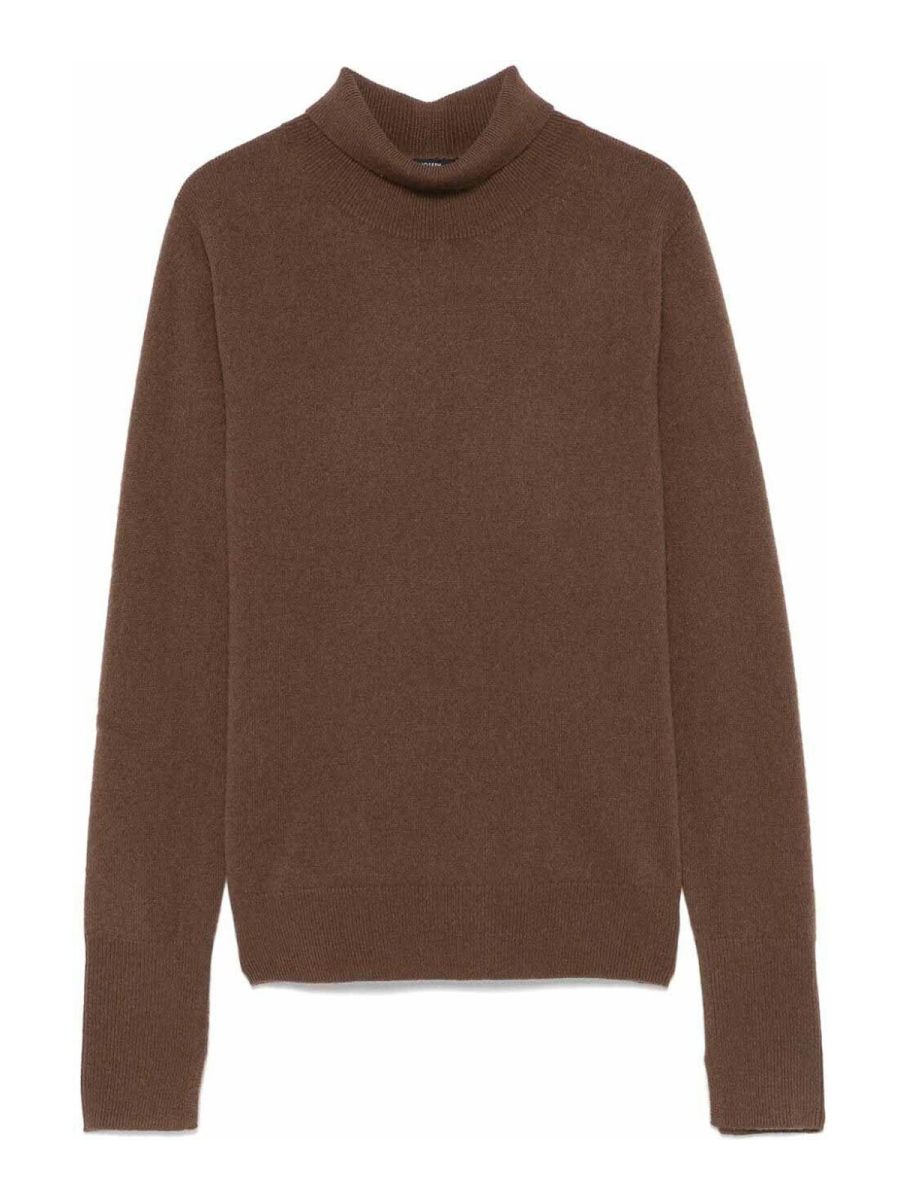 Joseph Pull Col Rond - Marron