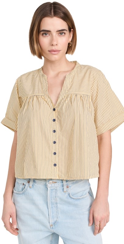 Nation LTD Filippa Swingy Blouse Polo Lounge