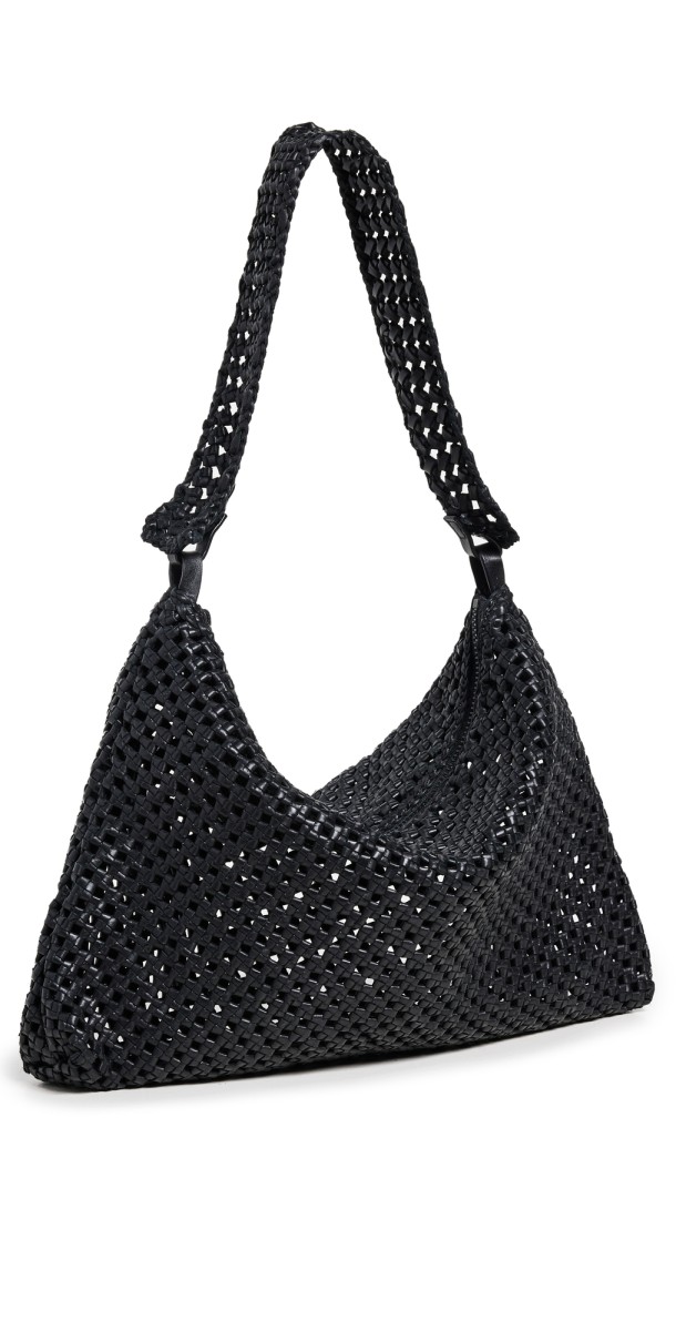 St. Agni Macrame Shoulder Bag Black