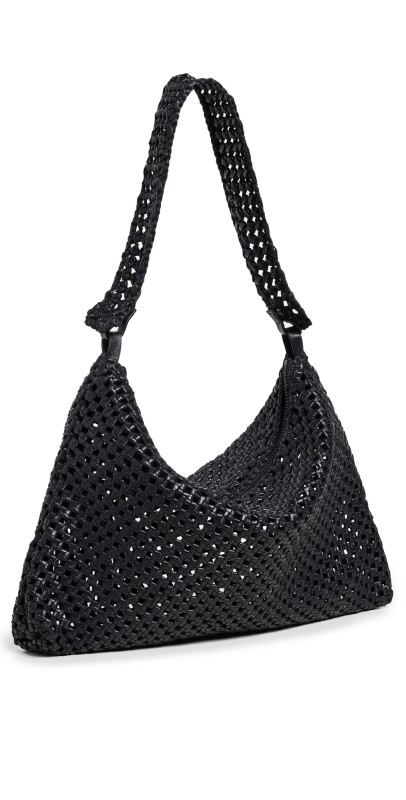 St. Agni Macrame Shoulder Bag Black