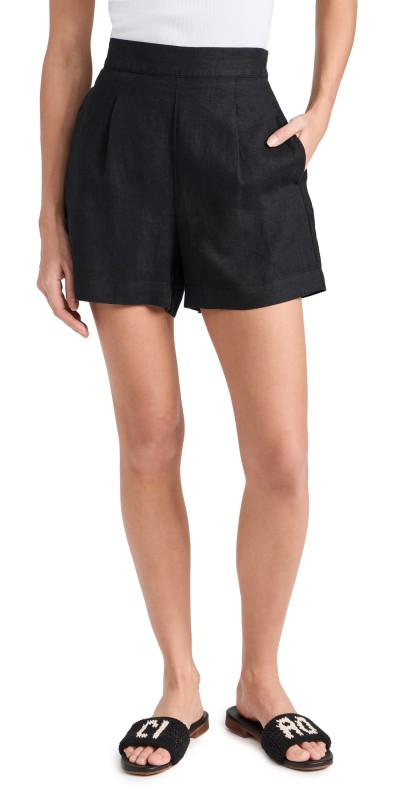 Madewell Clean Pull-Onhorts Black Coal