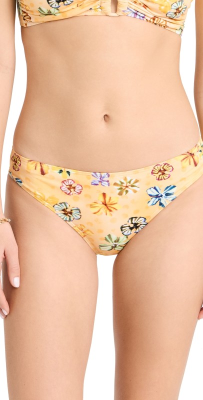 Ulla Johnson Dani Bikini Bottoms Daffodil