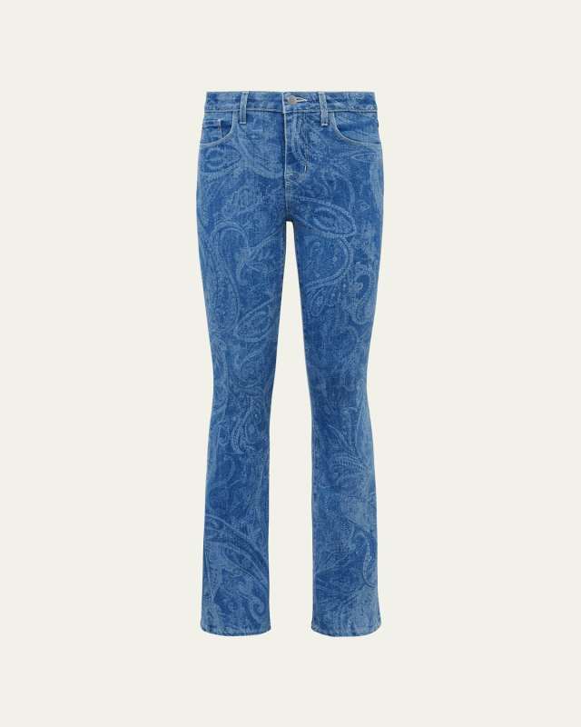Stassi High-Rise Sleek Baby Bootcut Jeans