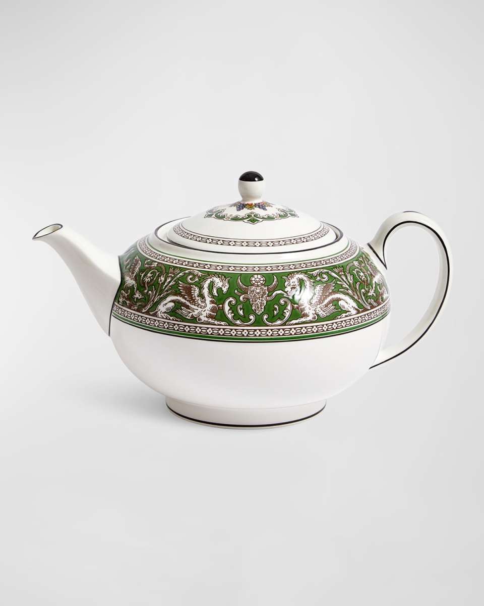 Florentine Verde Teapot, 27 oz.