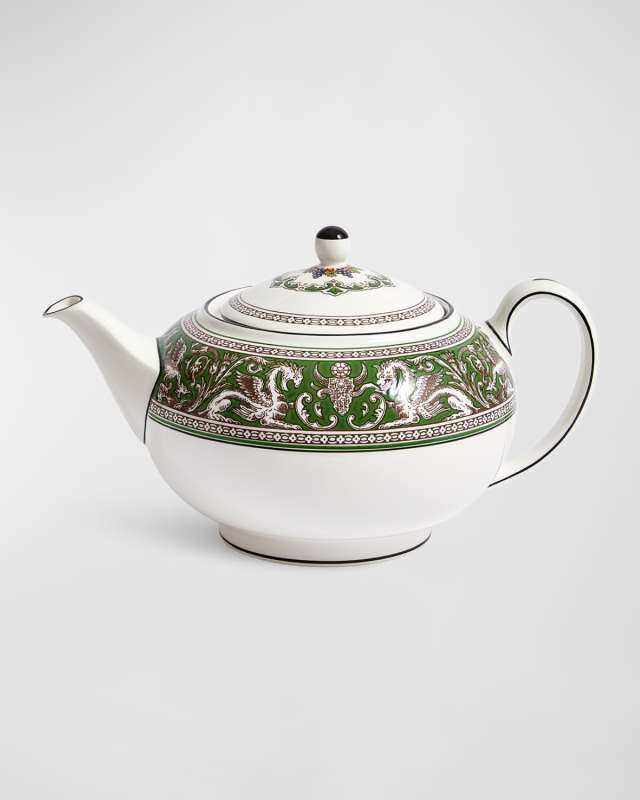 Florentine Verde Teapot, 27 oz.