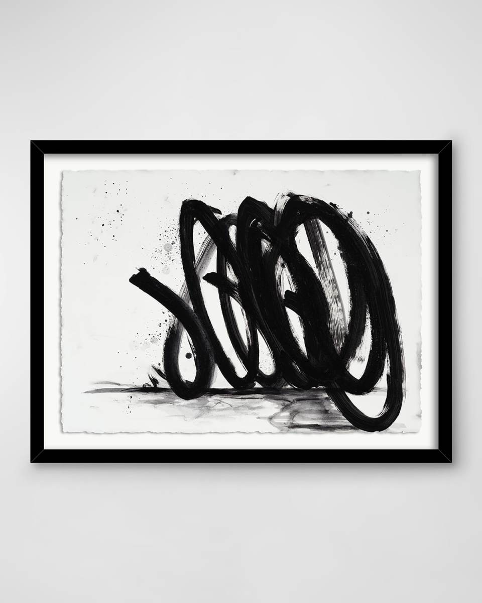 "Vital 5" Framed Hand-Embellished Giclee by H. Scott