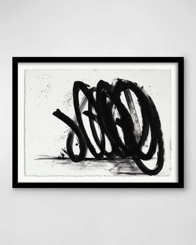 "Vital 5" Framed Hand-Embellished Giclee by H. Scott