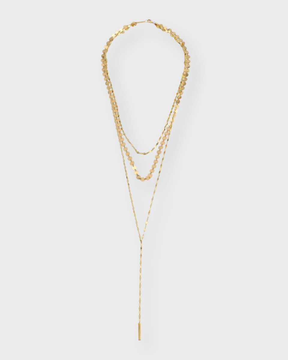 Laser Disc Mega Blake Remix Lariat Necklace