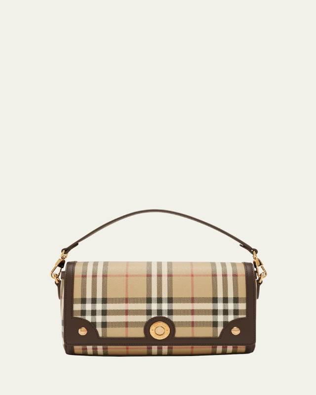 Note Small Check Top-Handle Bag