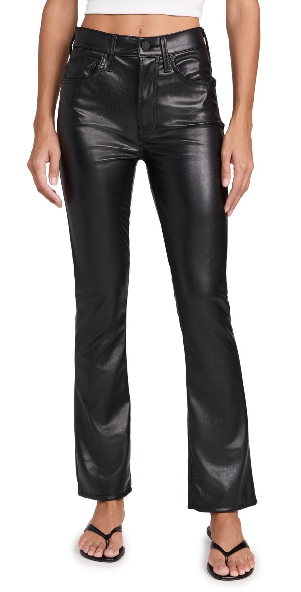 MOTHER The Insider Flood Pants Black