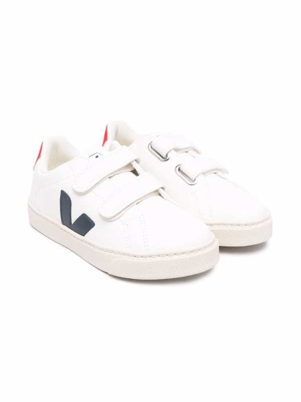 touch-strap low-top trainers