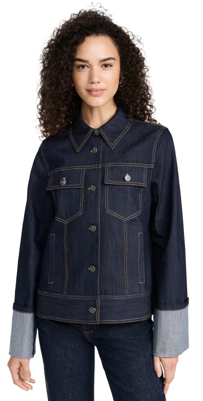 Cinq à Sept Beni Jacket Indigo