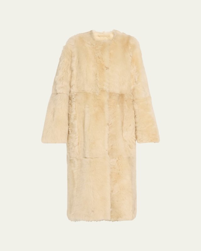 Silky Shearling Coat
