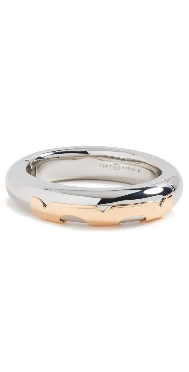 Tory Burch Essential Bangle Tory Gold/Tory Silver