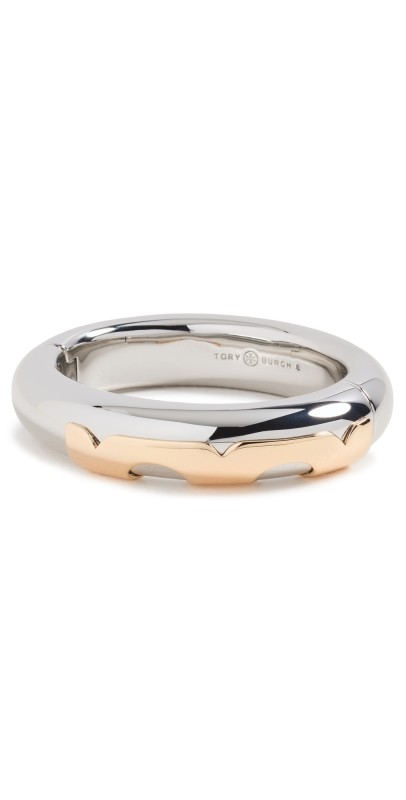 Tory Burch Essential Bangle Tory Gold/Tory Silver