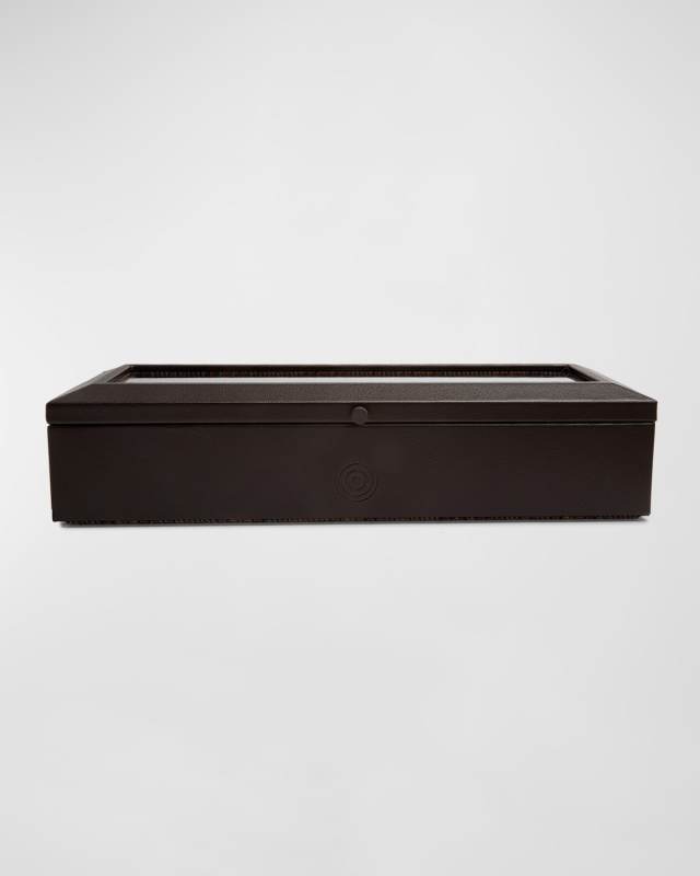 X WM Brown 5-Piece Watch Box