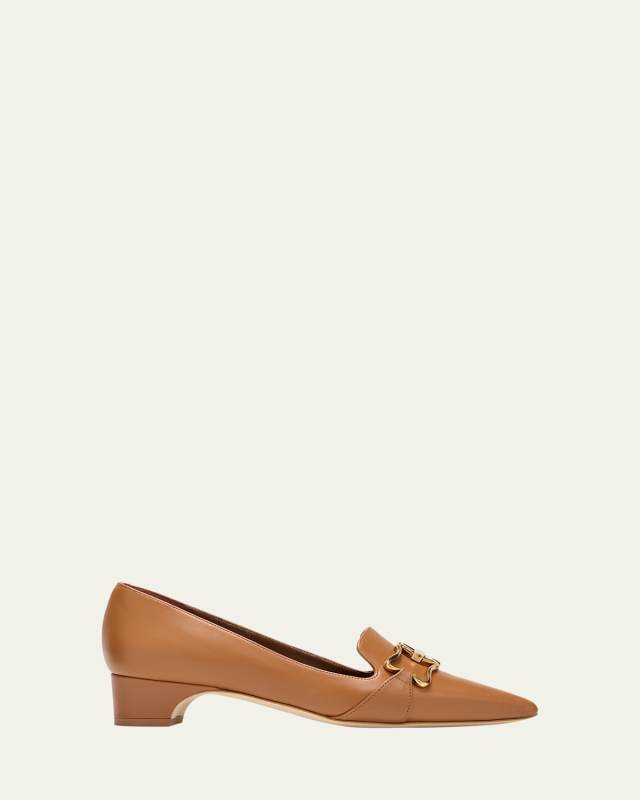 Phobepla Two-Buckle Pumps