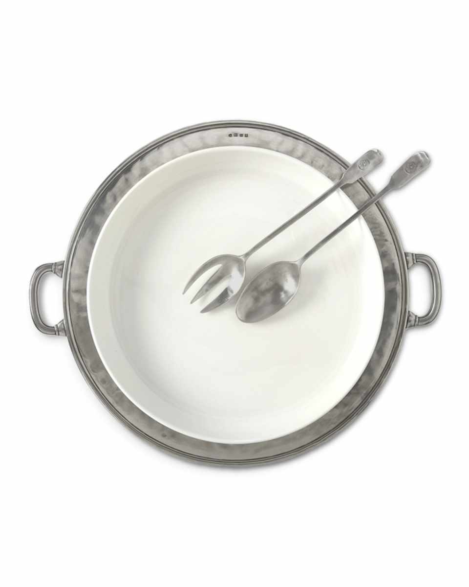 Convivio Round Casserole Platter with Handles
