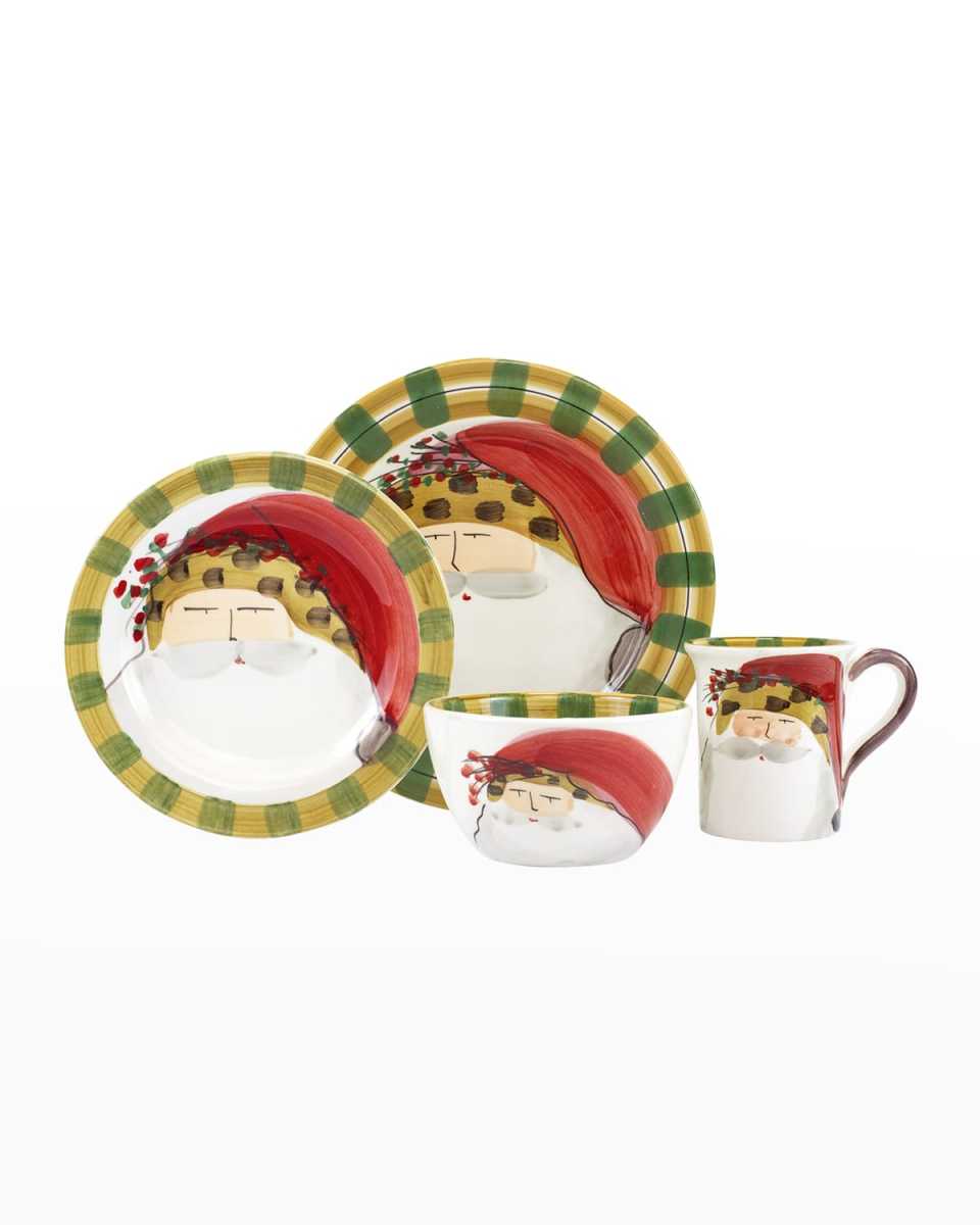Old St. Nick Hat 4-Piece Place Setting