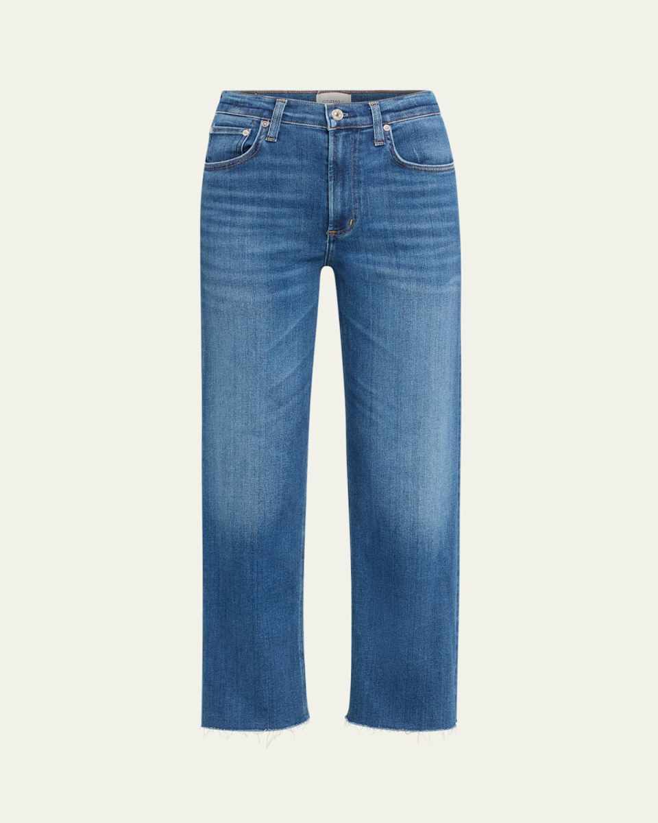 Palma Straight Raw Hem Jeans