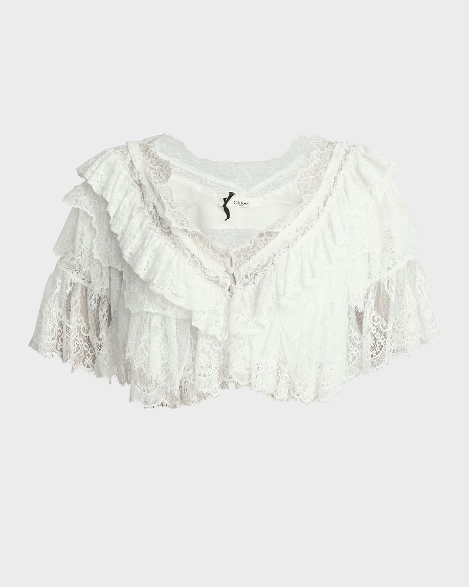 Floral Lace Mix Crop Top