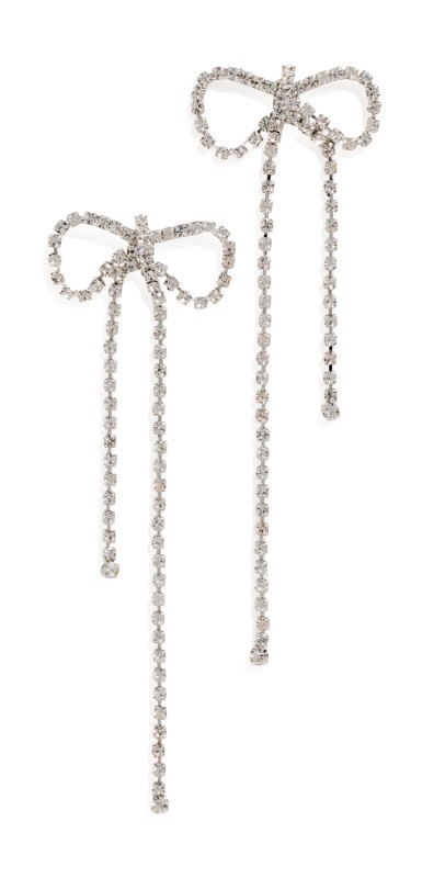 LELET NY Josie Crystal Earrings Rhodium