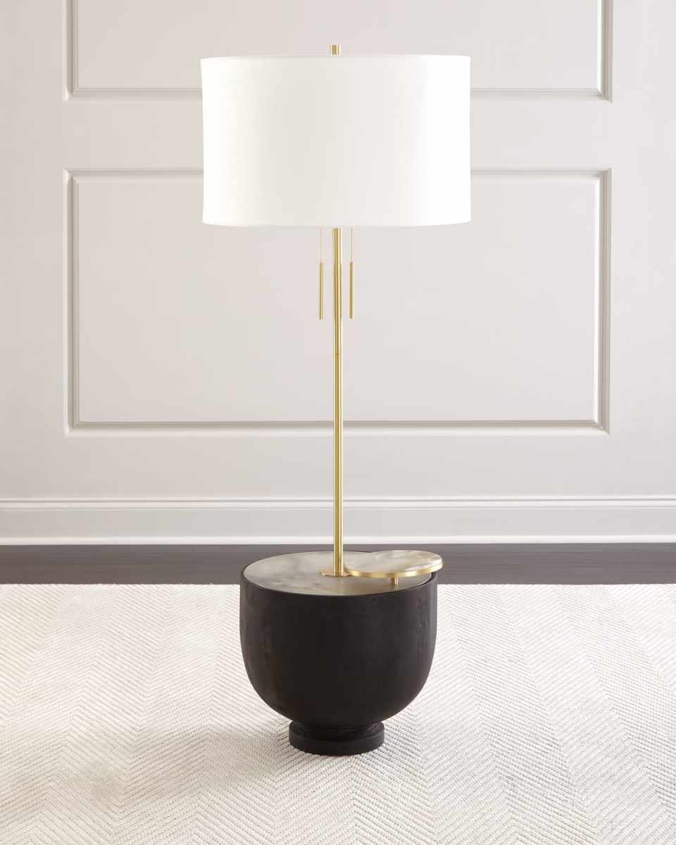 Theo Ebon Floor Lamp