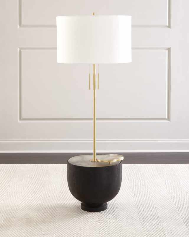Theo Ebon Floor Lamp