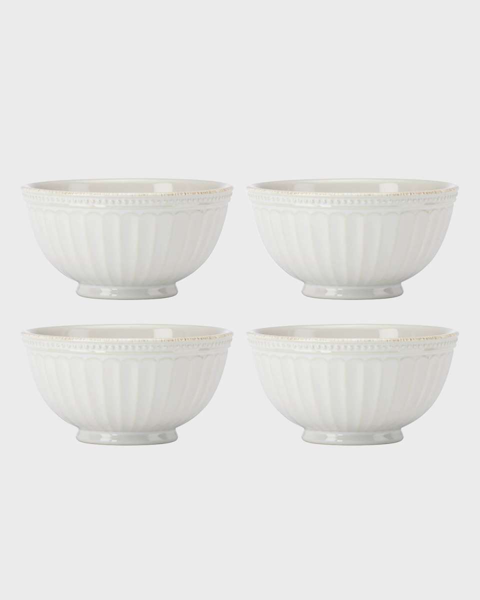 French Perle Groove All-Purpose Bowls, Set of 4