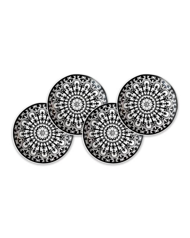 Casablanca Canape Plates, Set of 4