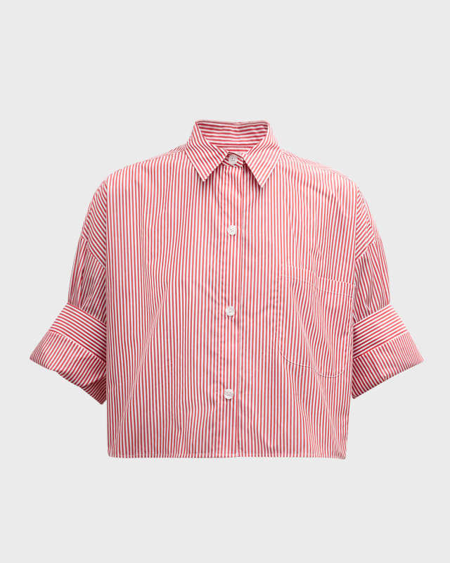 Next Ex Awning Stripe Cotton Shirt