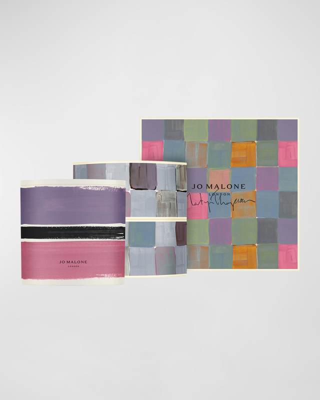 Peony and Blush Suede with Pomegranate Noir Layered Candle, 21 oz. - Limited Edition
