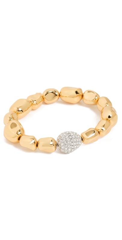 Lele Sadoughi Pebble Bracelet Gold