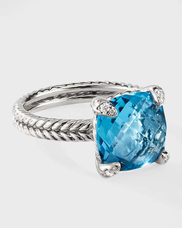 11mm Chatelaine Ring w/Diamond Prongs