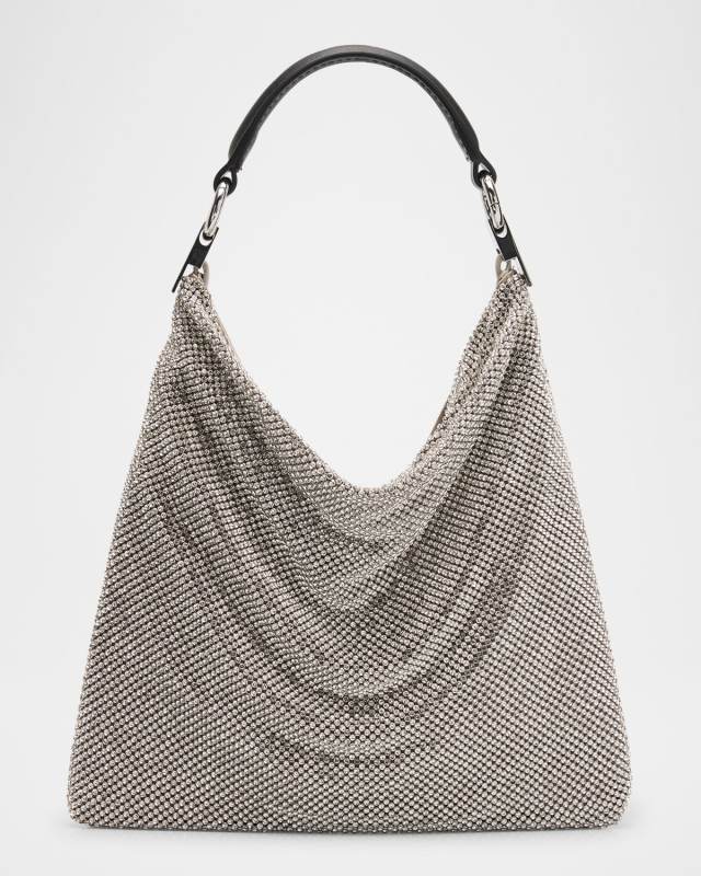Bella Ciao Crystal Mesh Shoulder Bag