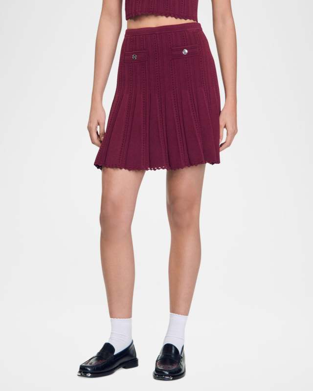Bonita Stretch Knit Mini Skirt