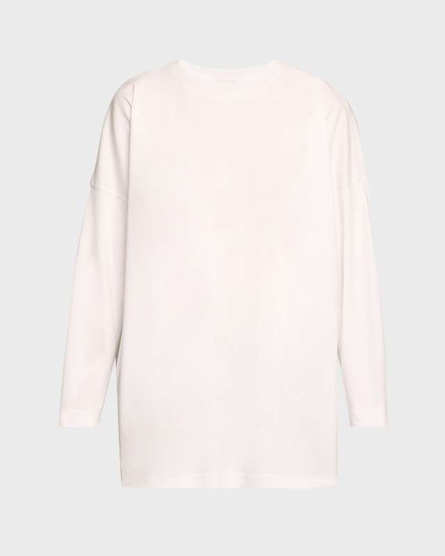Round Neck Long Sleeve Cotton T-Shirt