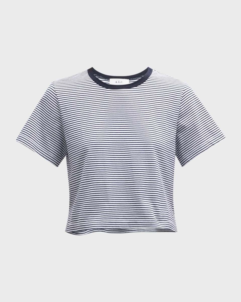 Julia Stripe Crewneck T