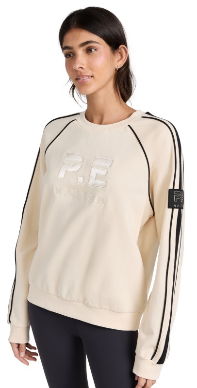 P. E NATION Crossman Sweatshirt Pearled Ivory