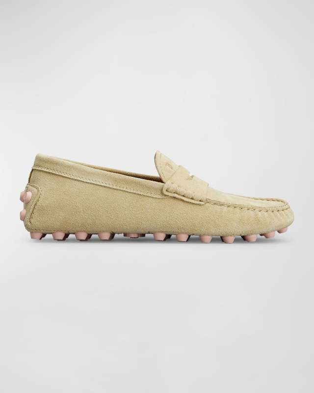 Marco Suede Driver Penny Loafers