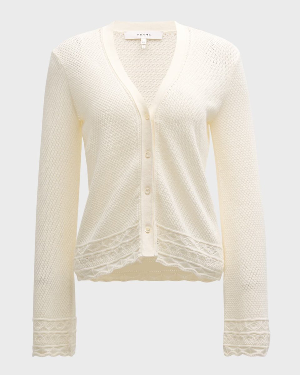 Pointelle Cardigan