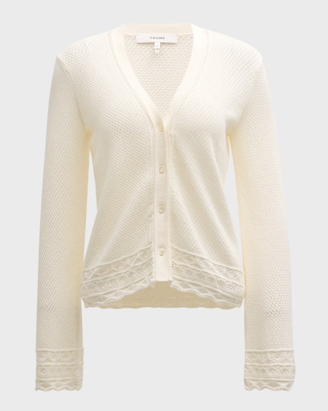Pointelle Cardigan