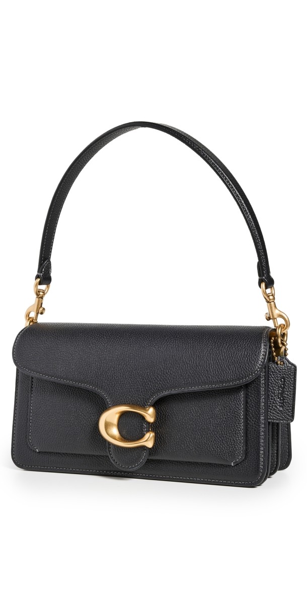 Coach Pebble Tabby Shoulder Bag B4/Black