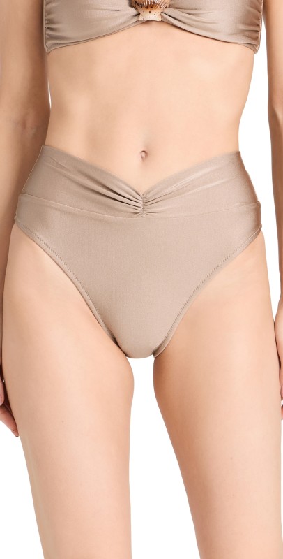 Shani Shemer Claire Bikini Bottoms Toffee