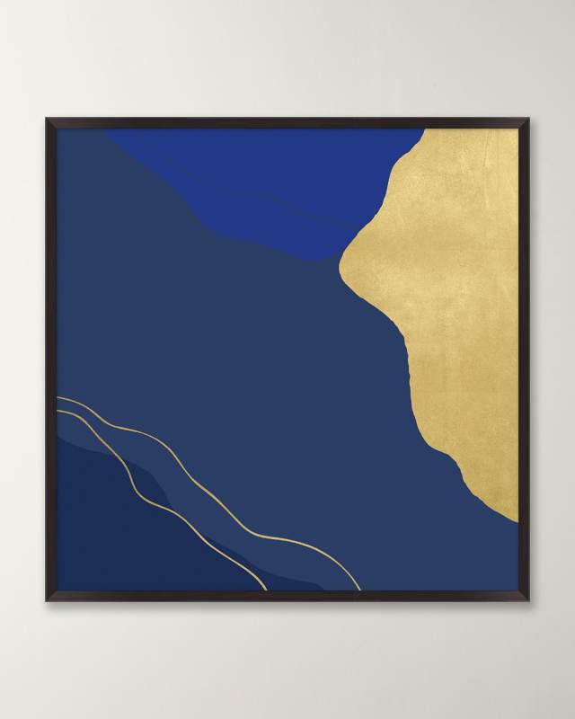 "Azure Song 1" Framed Giclee