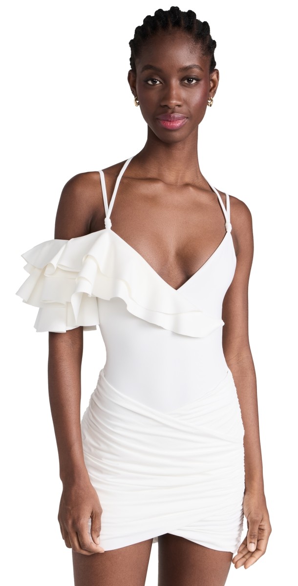 Maygel Coronel Borromeo Dress Off White