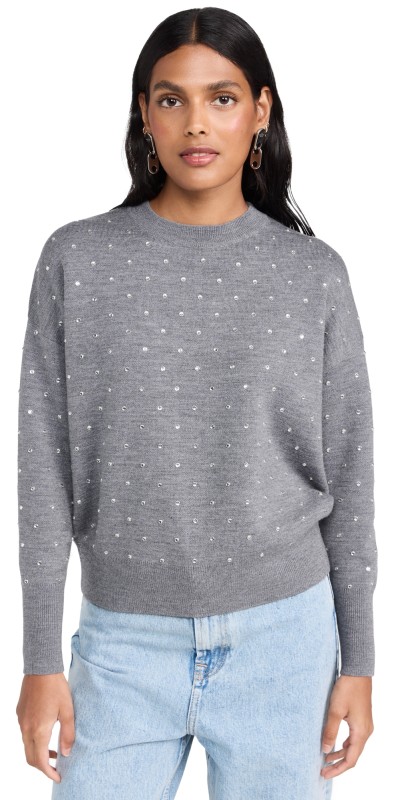 rabanne Pull Sweater Smocked Grey