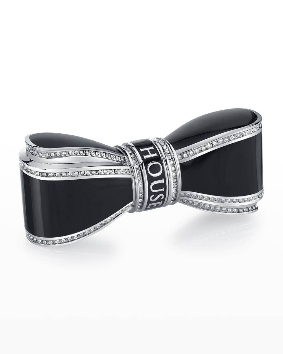 Bow Lipstick Case, Black