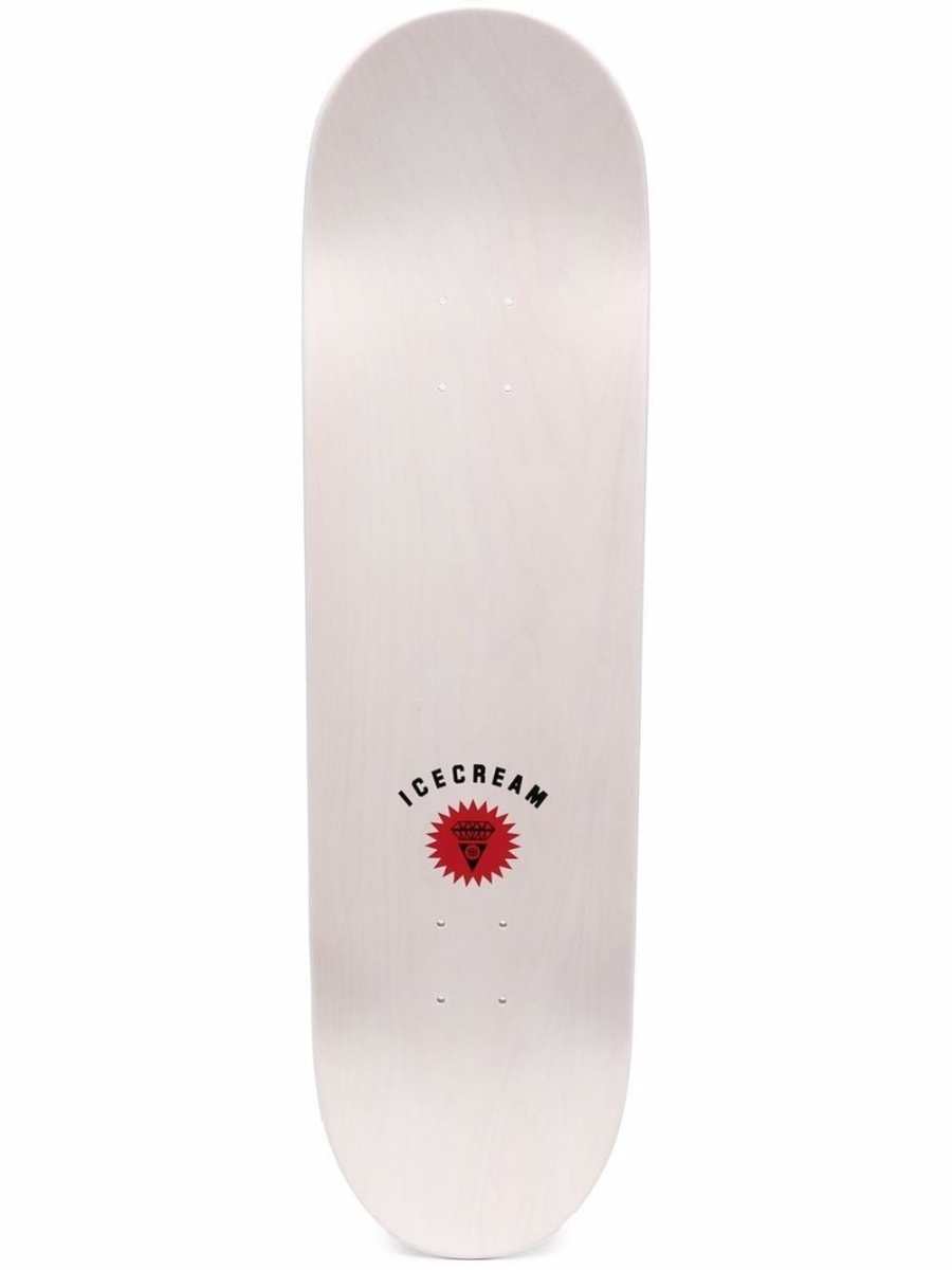 logo-print skate deck