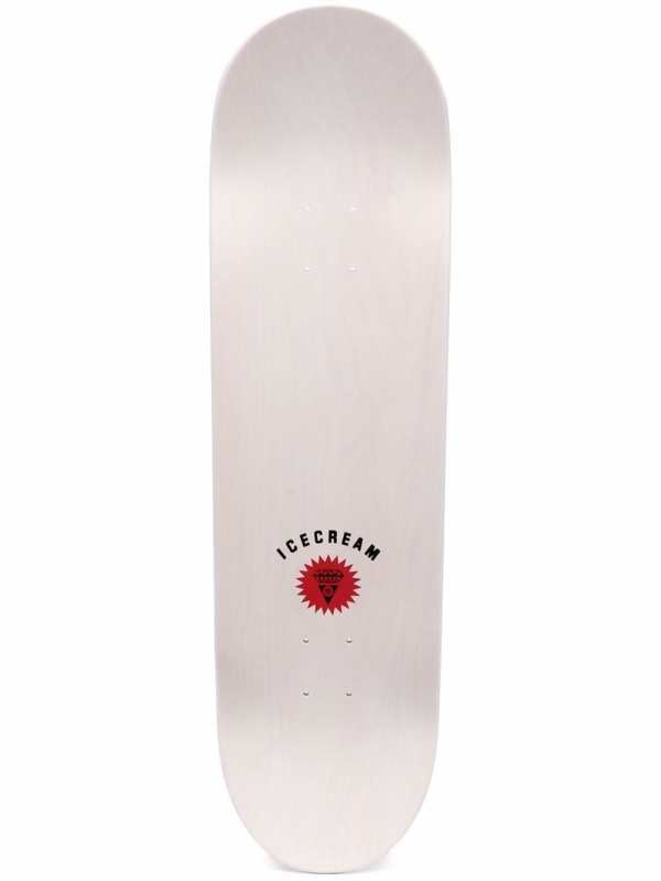 logo-print skate deck